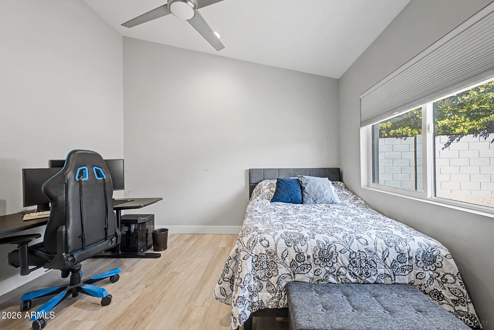 1930 East Rovey Avenue Phoenix, AZ 85016 - Photo 19 of 29 a bedroom with a bed and a desk