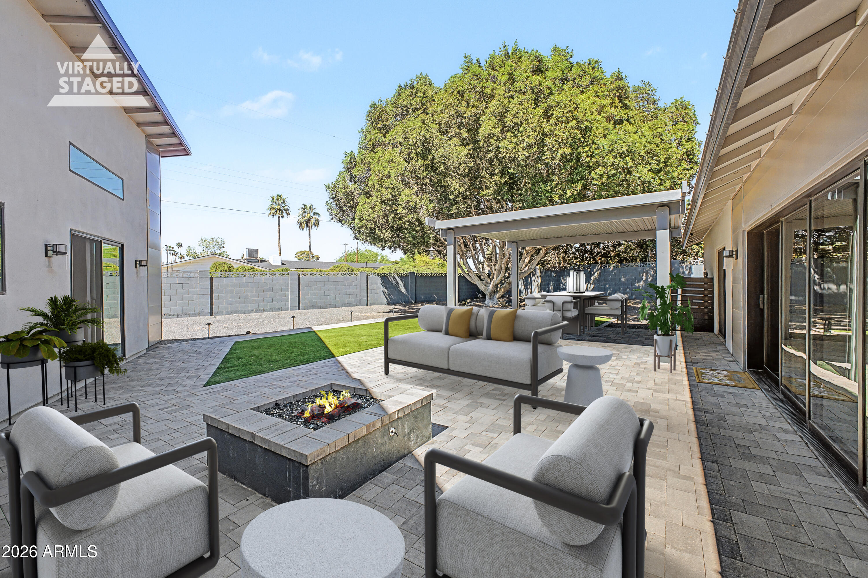 1930 East Rovey Avenue Phoenix, AZ 85016 - Photo 25 of 29 a backyard of a house with outdoor seating