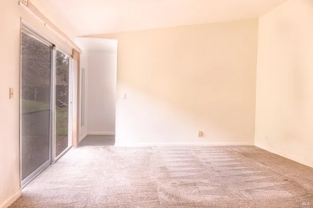 a view of an empty room