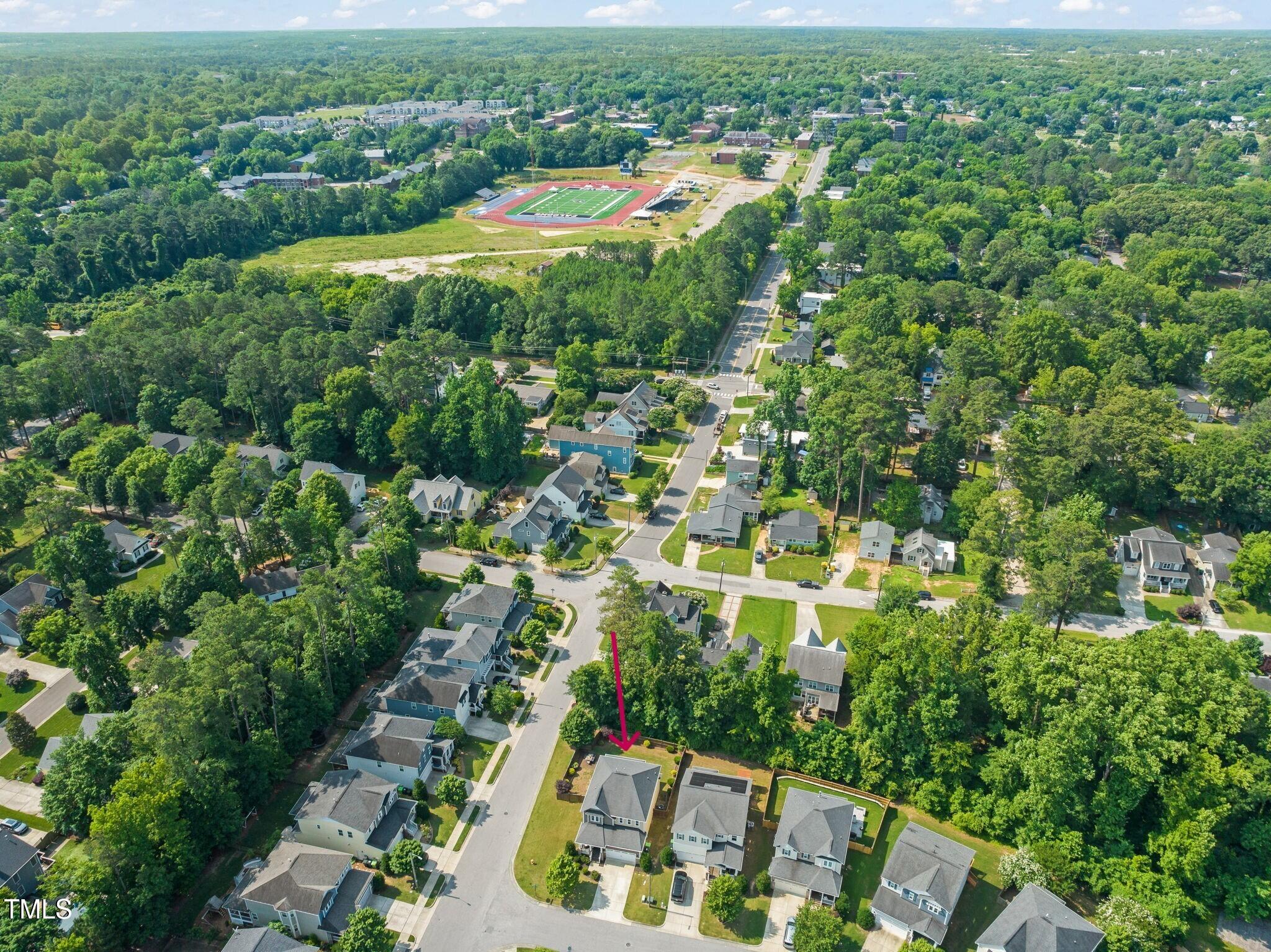 744 Birch Arbor Circle Raleigh, NC 27604 - Photo 40 of 41 Aerial