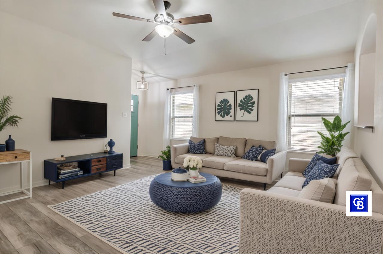 506 Old Peak Road Georgetown, TX 78626 - Photo 1 of 1 a living room with furniture and a flat screen tv