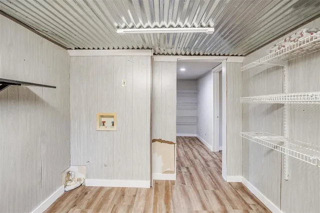 a backyard of a house