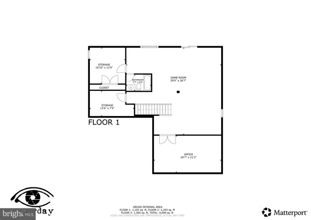 a picture of a floor plan