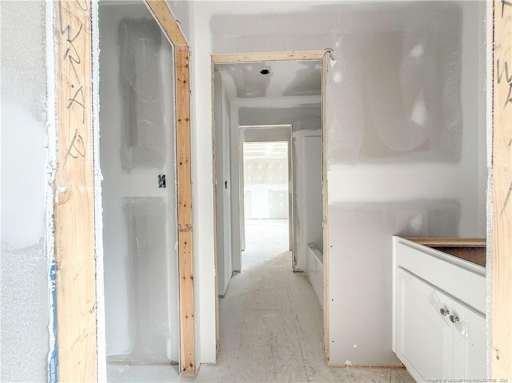 3318 S River Wade, NC 28395 - Photo 16 of 22 a view of a bathroom from a hallway