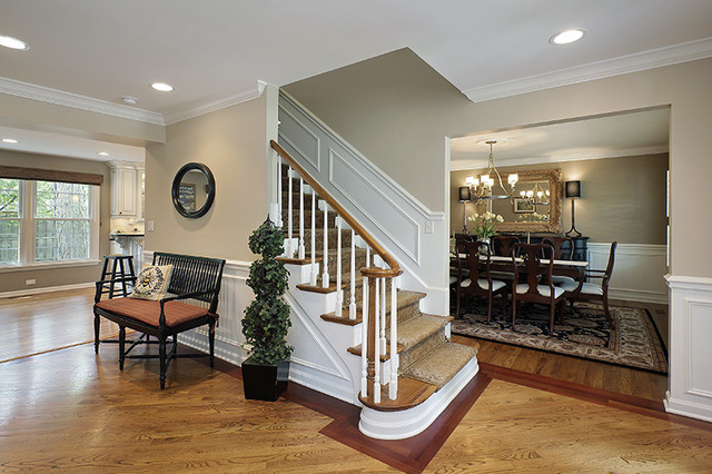 2705 Cherry Lane Northbrook, IL 60062 - Photo 2 of 25 a living room with furniture and a clock