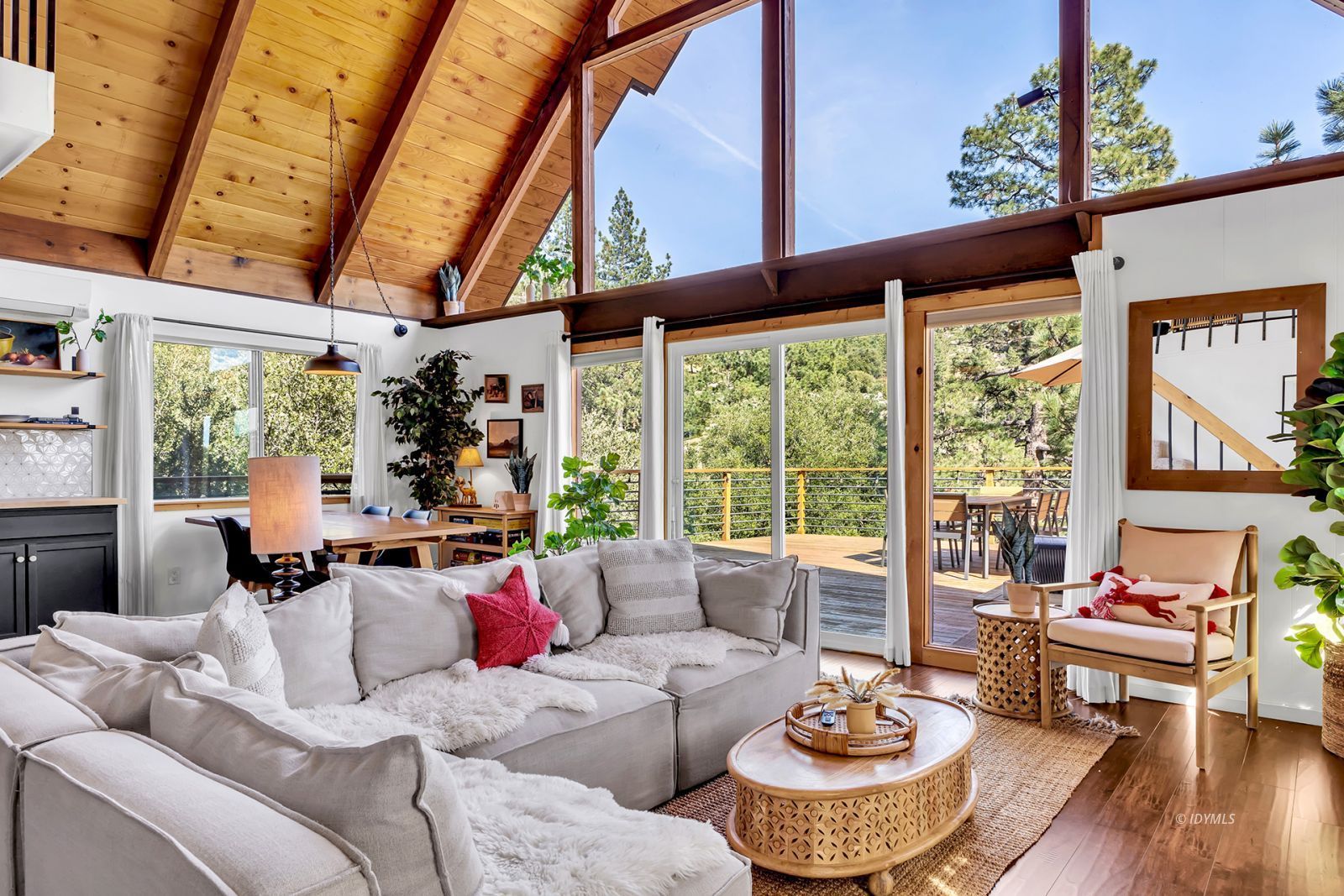 26870 Robin Drive Idyllwild, CA 92549 - Photo 21 of 68 a living room with furniture and a large window
