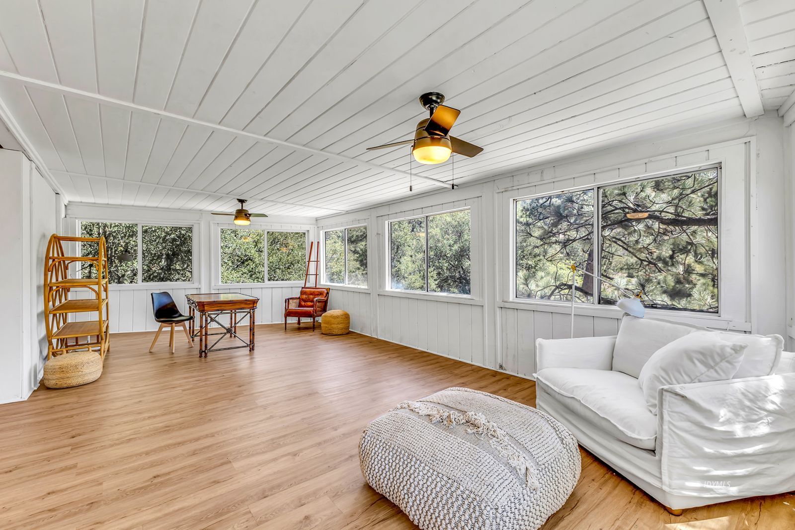 26870 Robin Drive Idyllwild, CA 92549 - Photo 58 of 68 a living room with furniture and a wooden floor