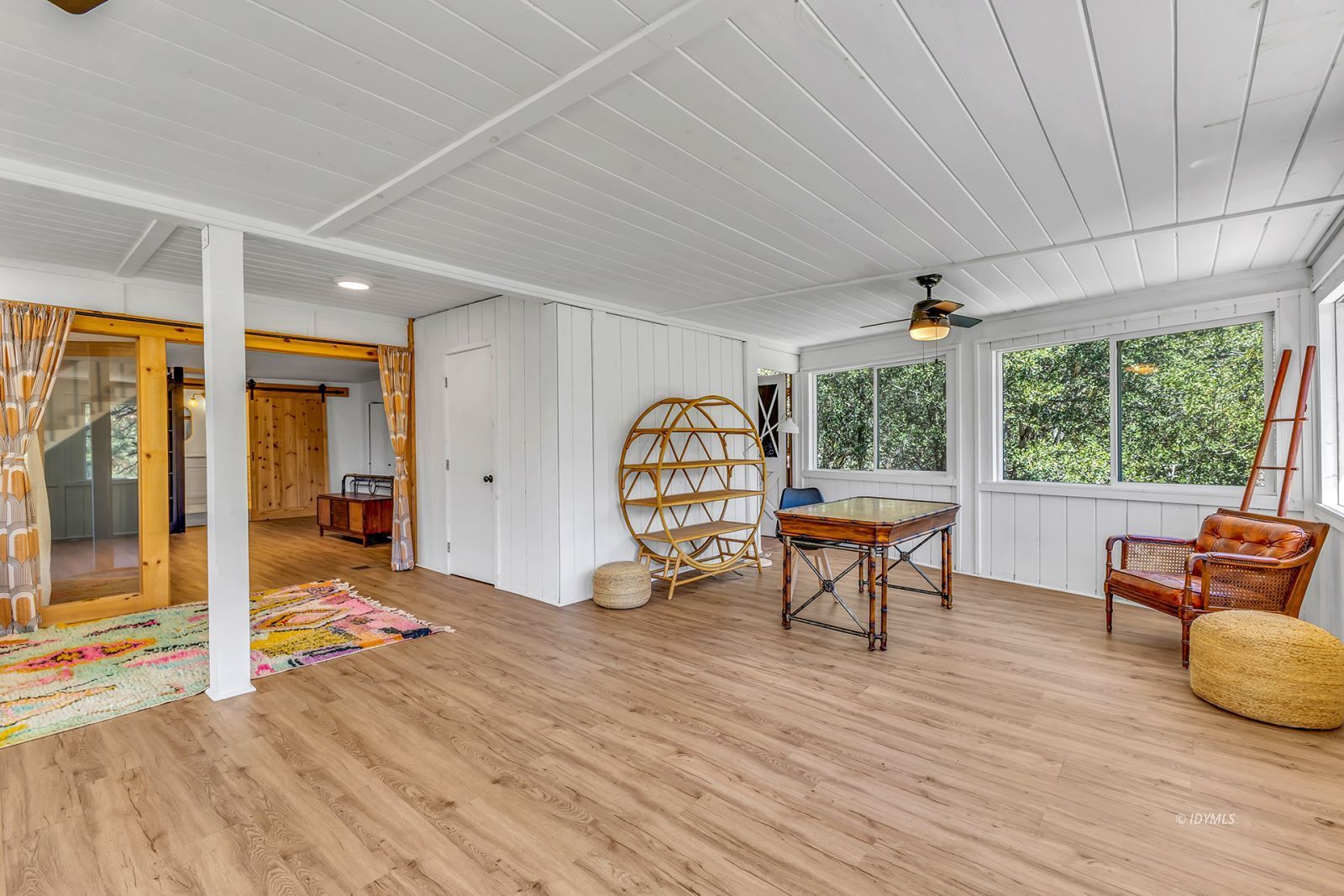 26870 Robin Drive Idyllwild, CA 92549 - Photo 59 of 68 a living room filled with furniture and a wooden floor