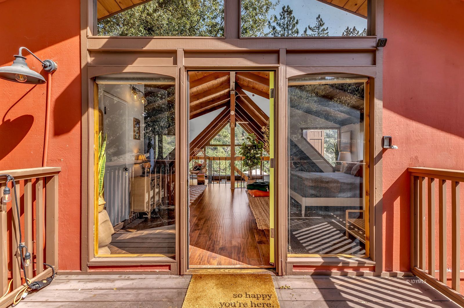 26870 Robin Drive Idyllwild, CA 92549 - Photo 7 of 68 a view of a house with entryway and wooden floor