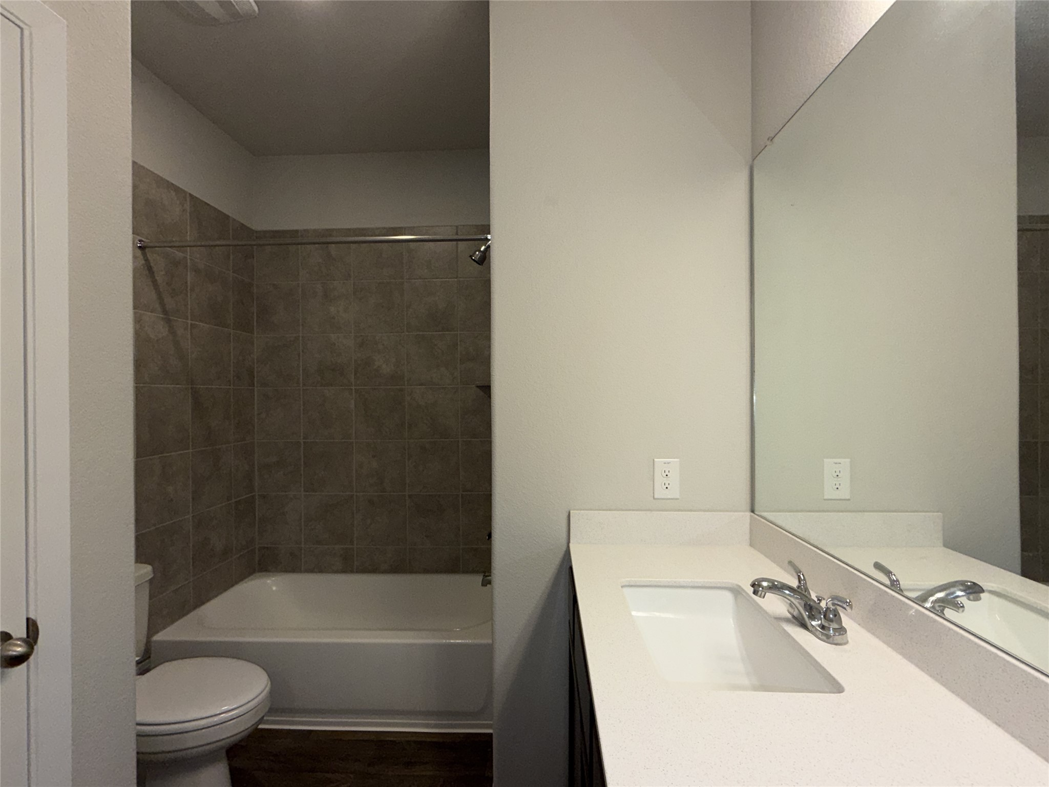 129 Tall Grass Drive Georgetown, TX 78628 - Photo 13 of 21 a bathroom with a sink a toilet and shower