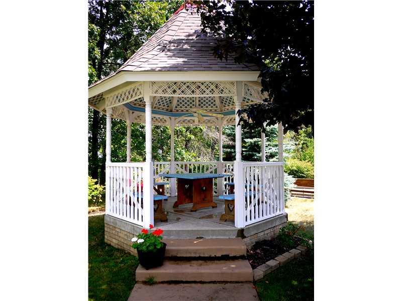 552 Blackhawk Road Beaver Falls, PA 15010 - Photo 19 of 24 Yard/Garden. Charming 10 Foot hexagon gazebo, with basement to house all the Pool Mechanics. These homeowners have thought of everything!