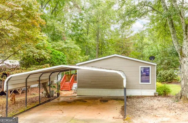 a view of front door