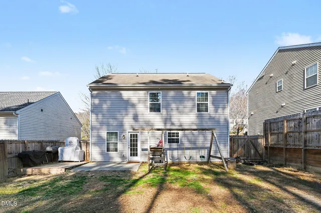 a view of a house with a patio