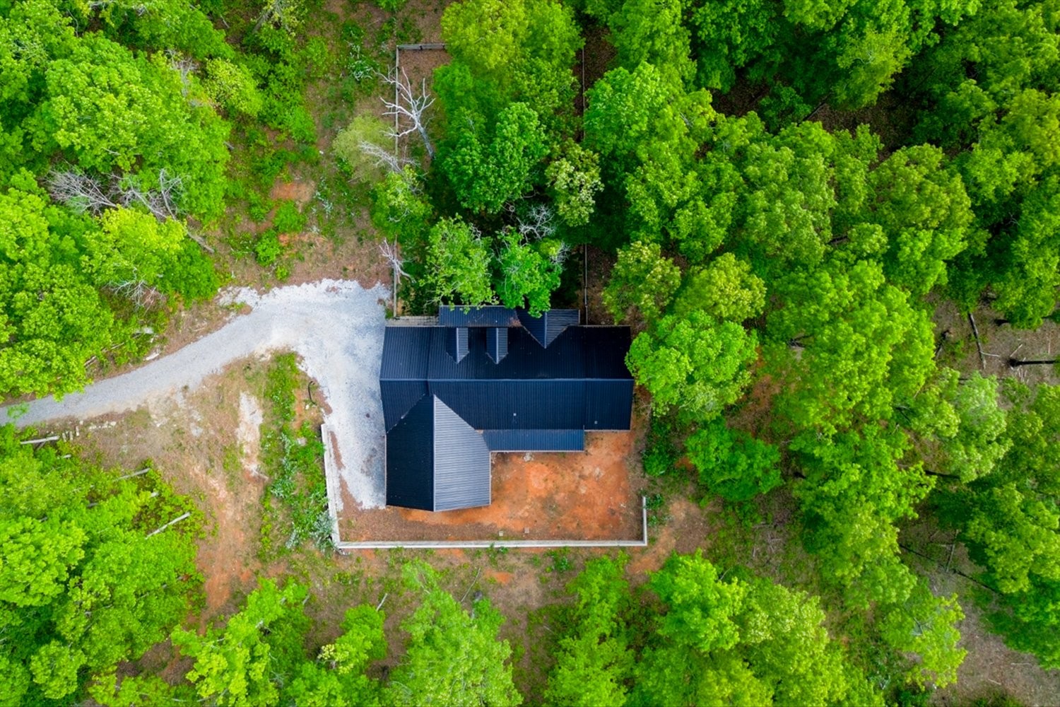 8360 Pinewood Road Lyles, TN 37098 - Photo 47 of 49 an aerial view of a house with a yard