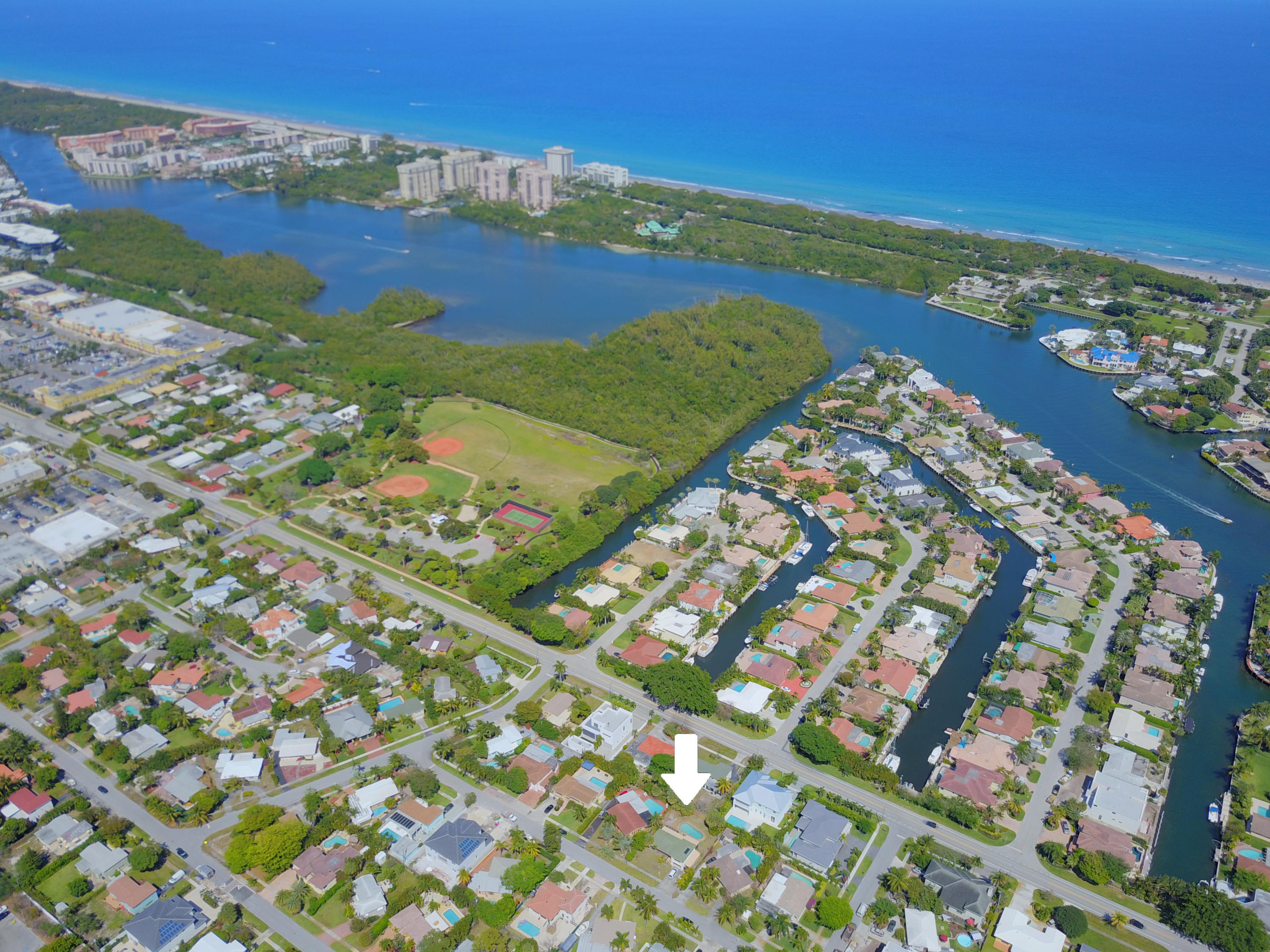 1260 Northeast 4th Court Boca Raton, FL 33432 - Photo 2 of 3 DJI_0020arrow