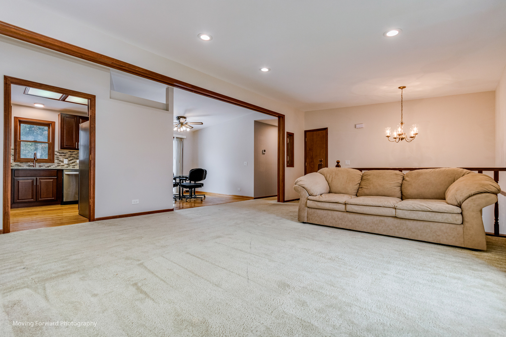 37 Evergreen Road Streamwood, IL 60107 - Photo 6 of 36 a living room with furniture and a walk in closet