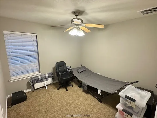 a room with gym equipment