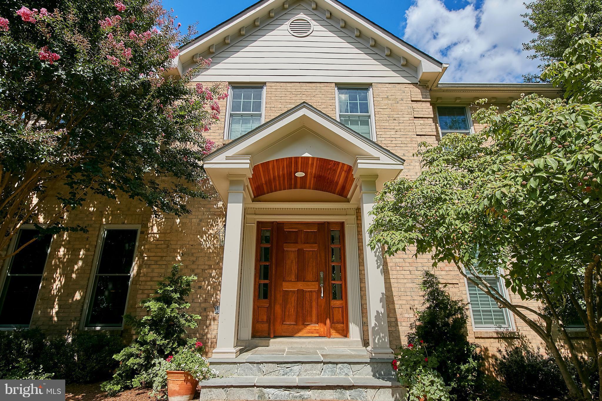 Portico at Front Door