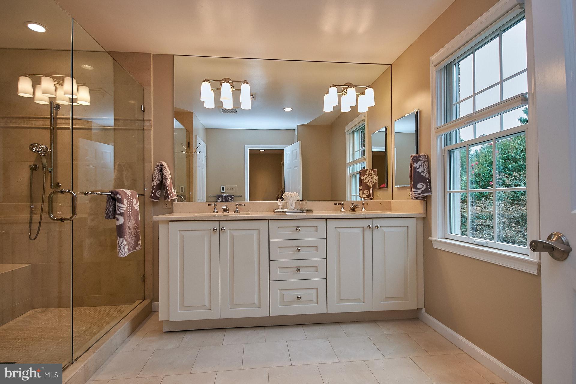 6314 Hunting Ridge Lane McLean, VA 22101 - Photo 19 of 35 Master Bath with Double Vanity