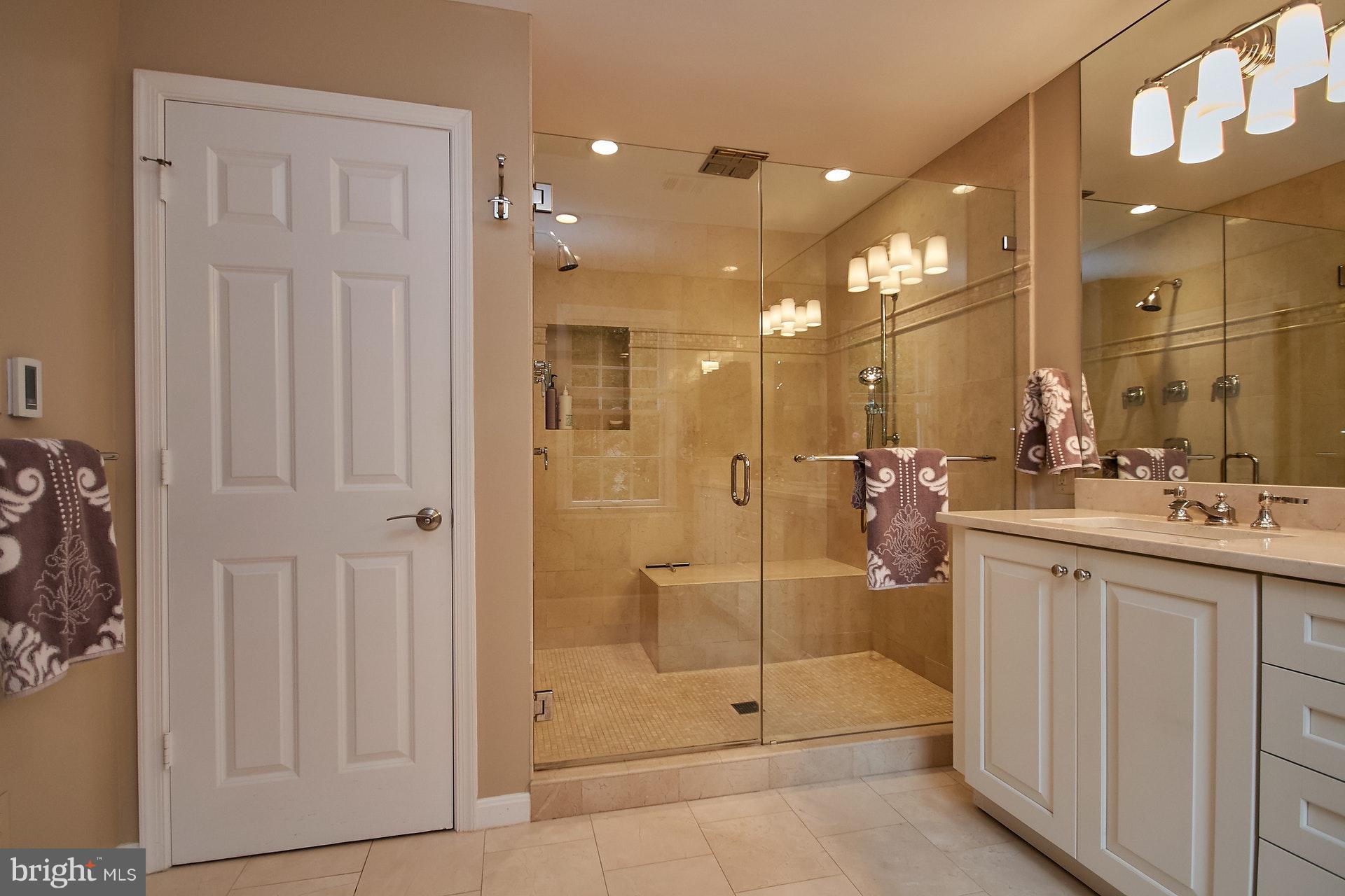 6314 Hunting Ridge Lane McLean, VA 22101 - Photo 20 of 35 Master Shower for Two and Private Water Closet