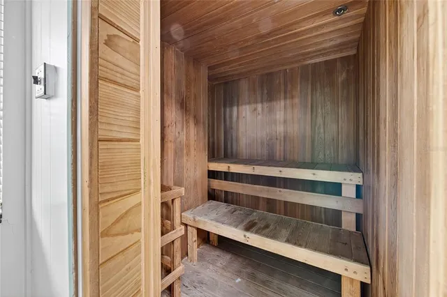 a dining space with furniture and outdoor view