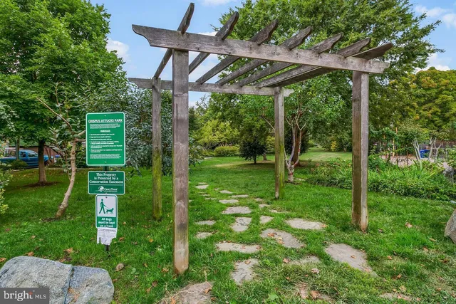 a view of a chairs and tables in patio