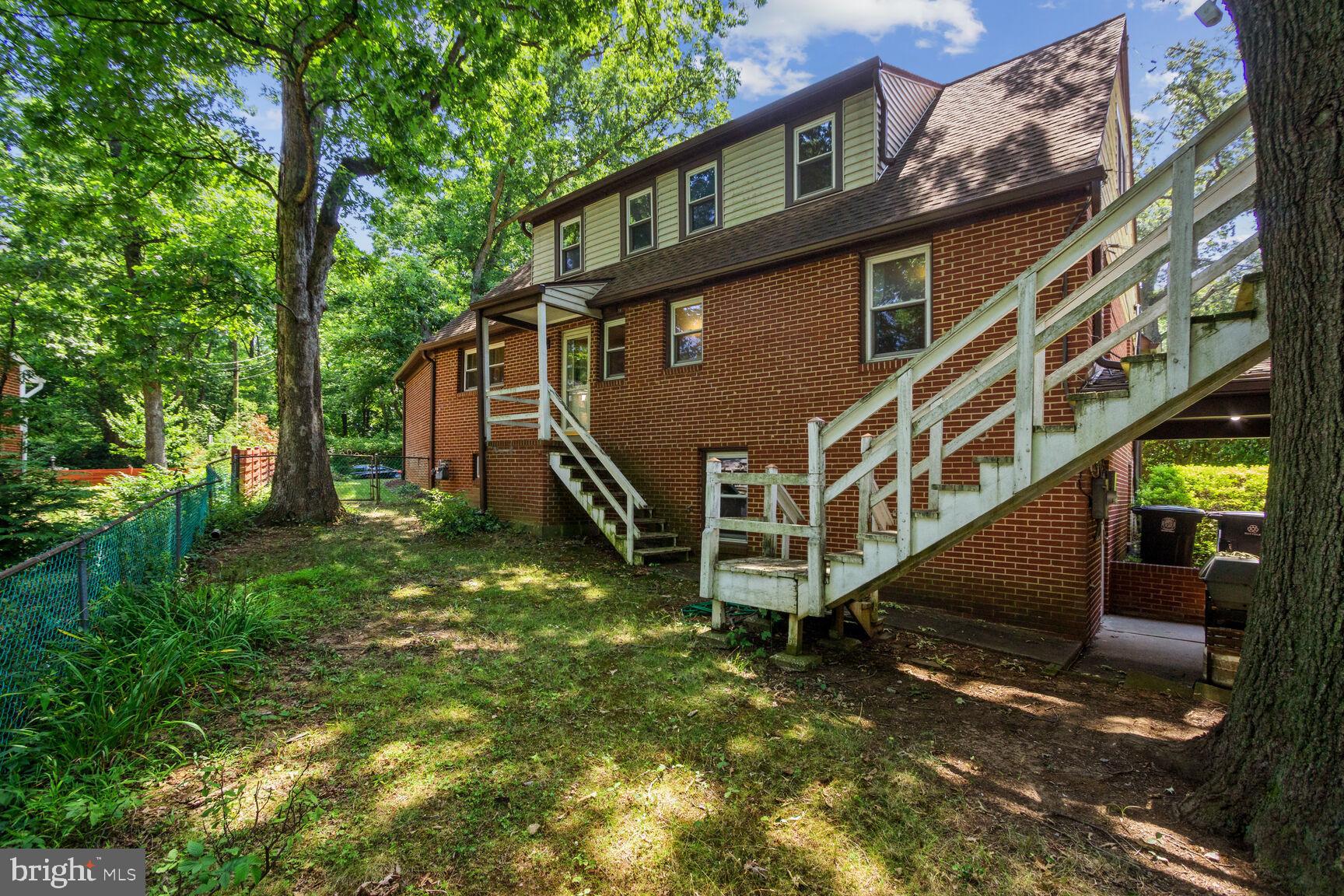 3420 Chatham Road Hyattsville, MD 20783 - Photo 3 of 37 Back of the house and garage