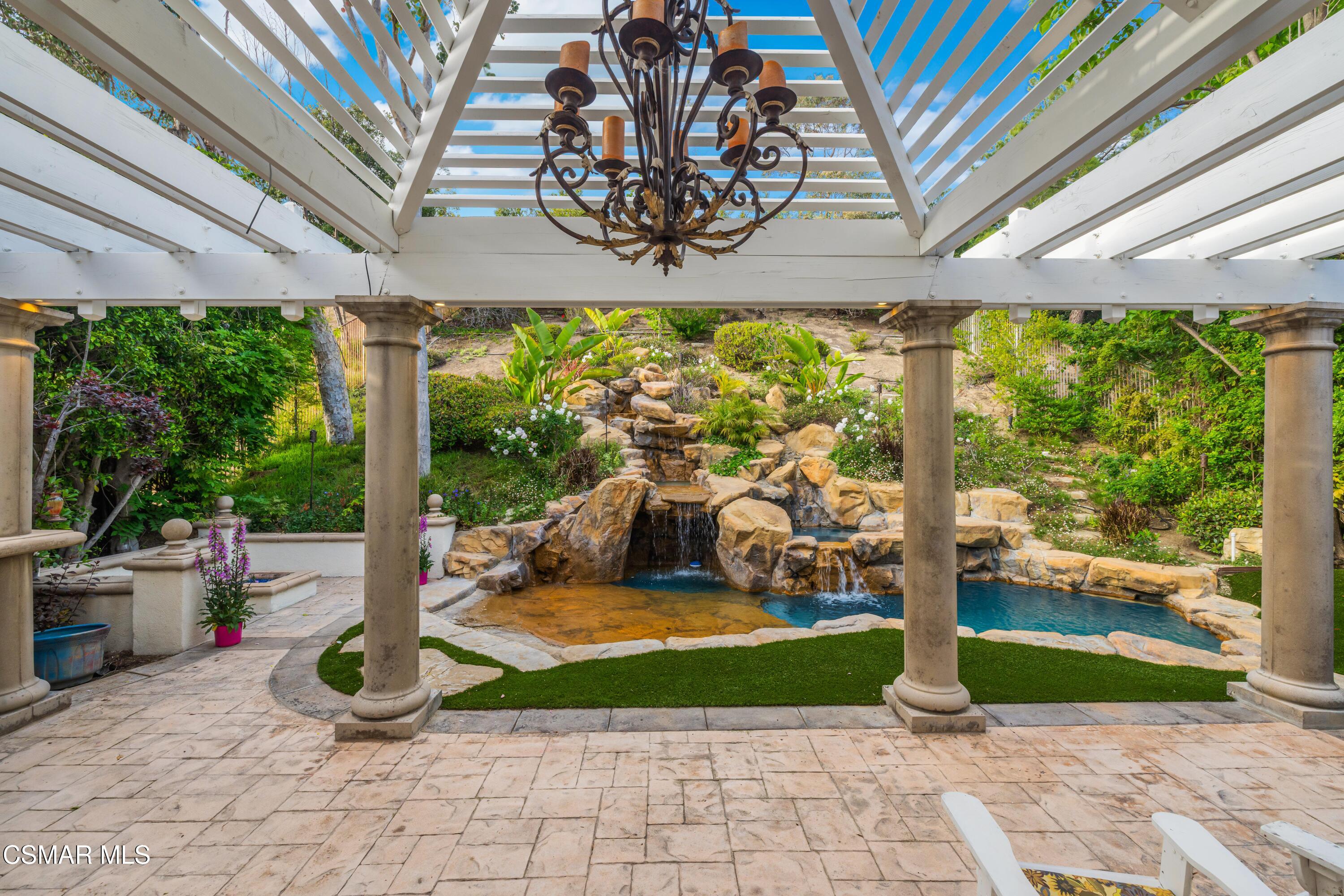 15633 Harte Lane Moorpark, CA 93021 - Photo 47 of 64 a view of a porch with plants and backyard