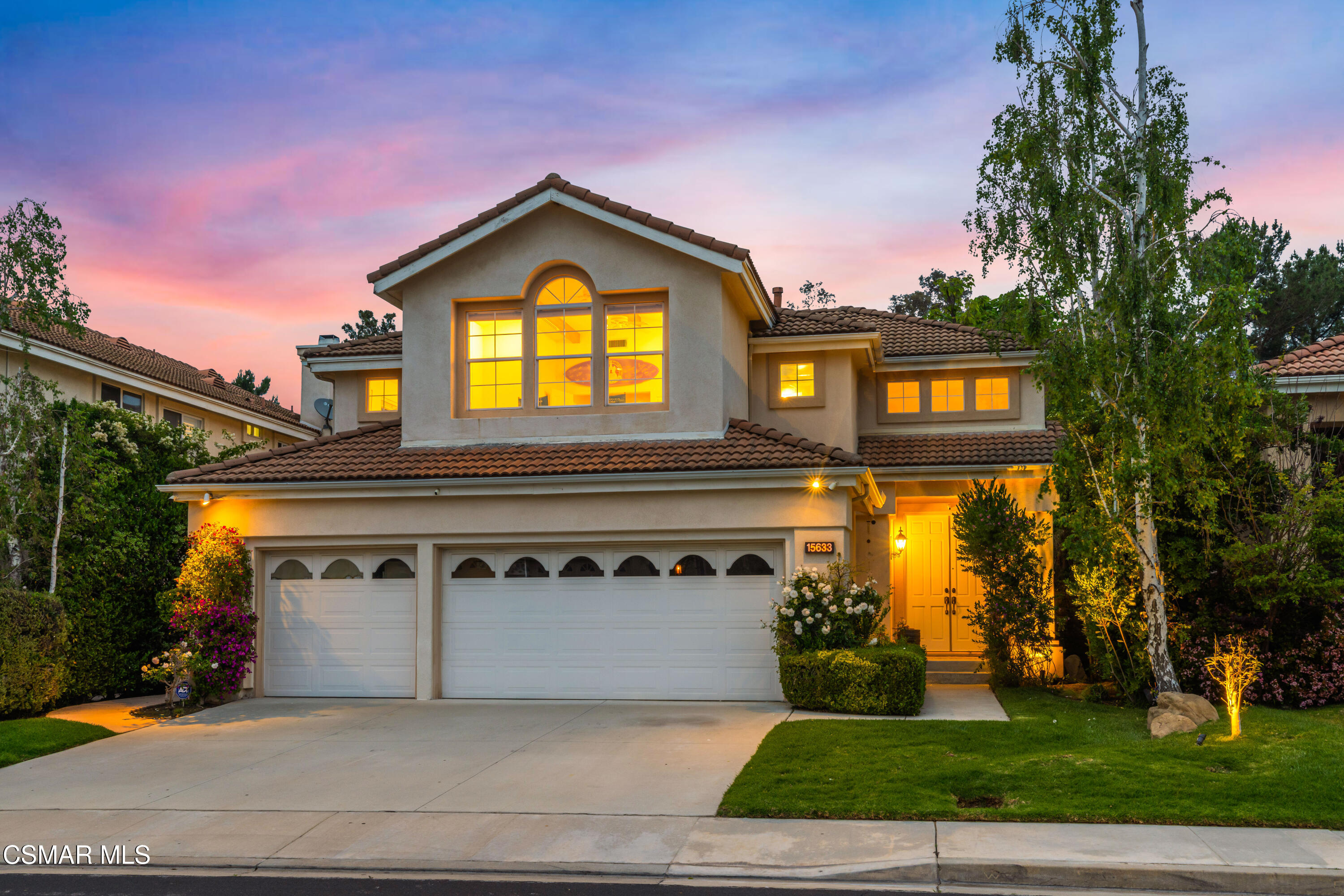 15633 Harte Lane Moorpark, CA 93021 - Photo 51 of 64 a front view of a house with garden