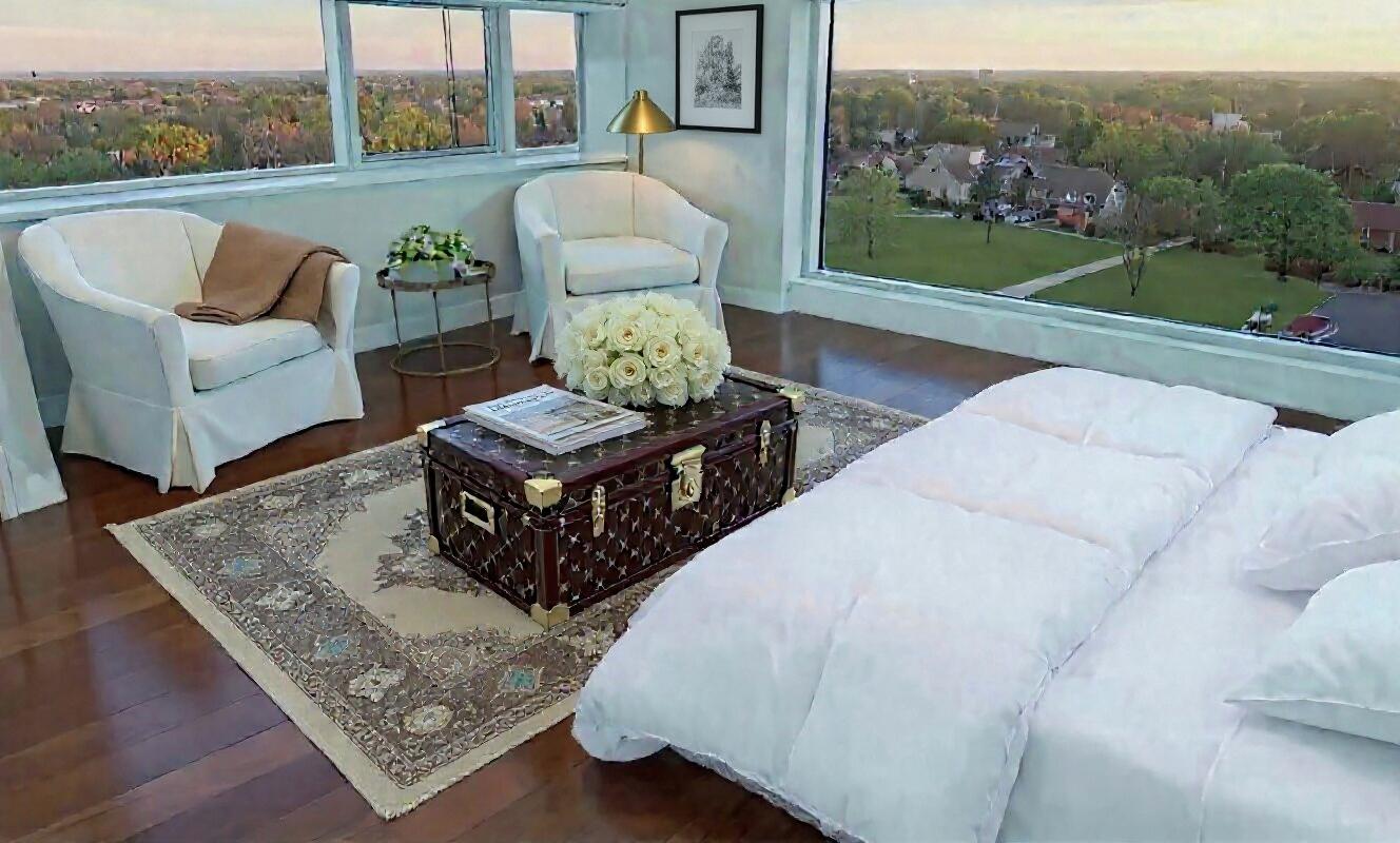 555 South Old Woodward Avenue, Unit 1409 Birmingham, MI 48009 - Photo 2 of 16 wall with picture and reading lamp