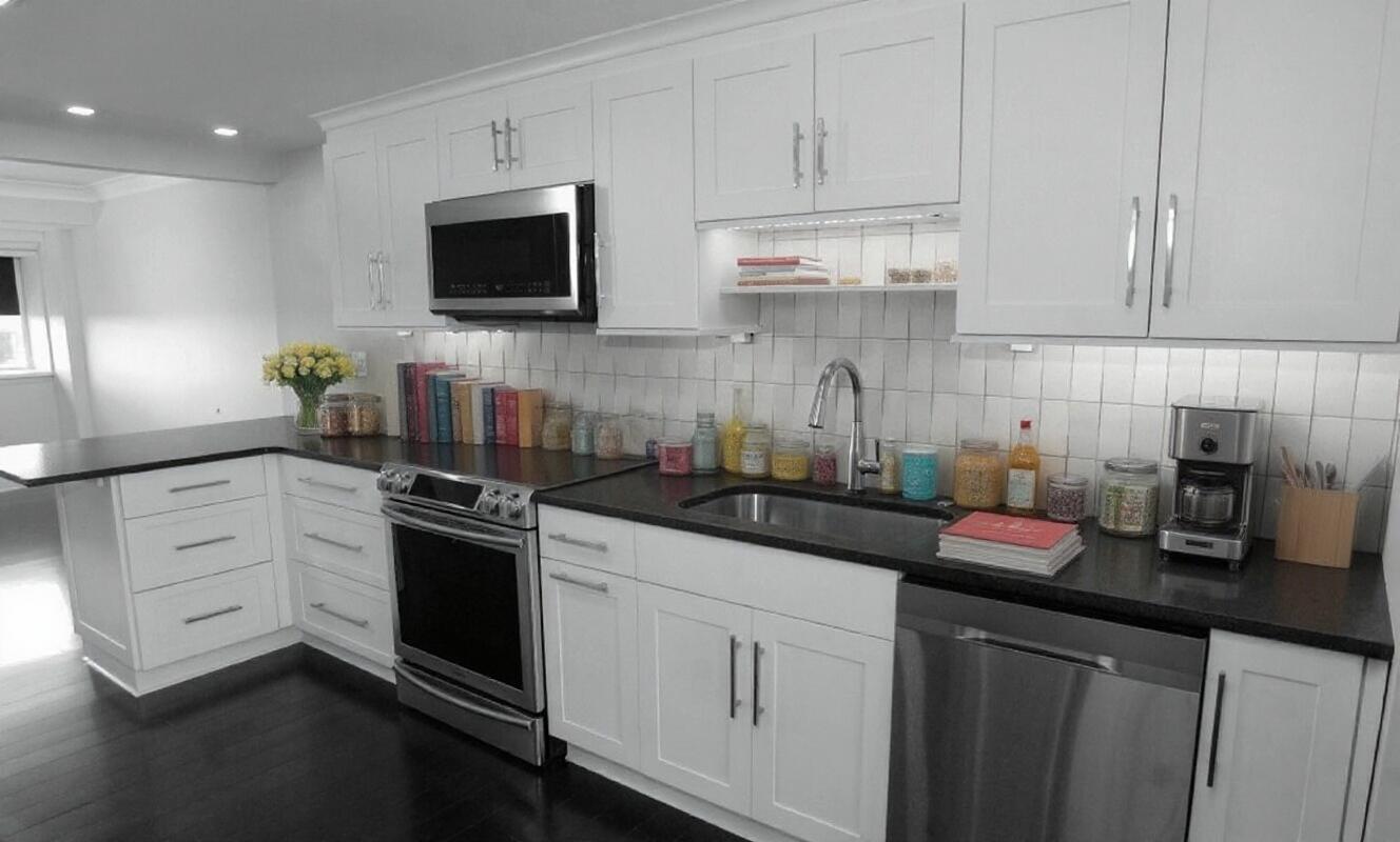 555 South Old Woodward Avenue, Unit 1409 Birmingham, MI 48009 - Photo 4 of 16 brighter lights under cabinets