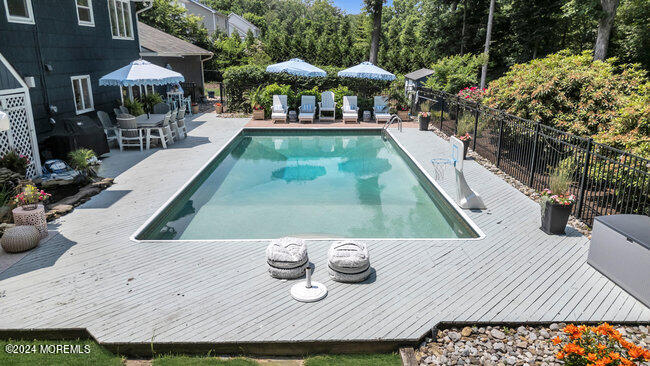 3235 Ridgewood Road Allenwood, NJ 08720 - Photo 45 of 53 a view of outdoor space yard deck patio and outdoor seating