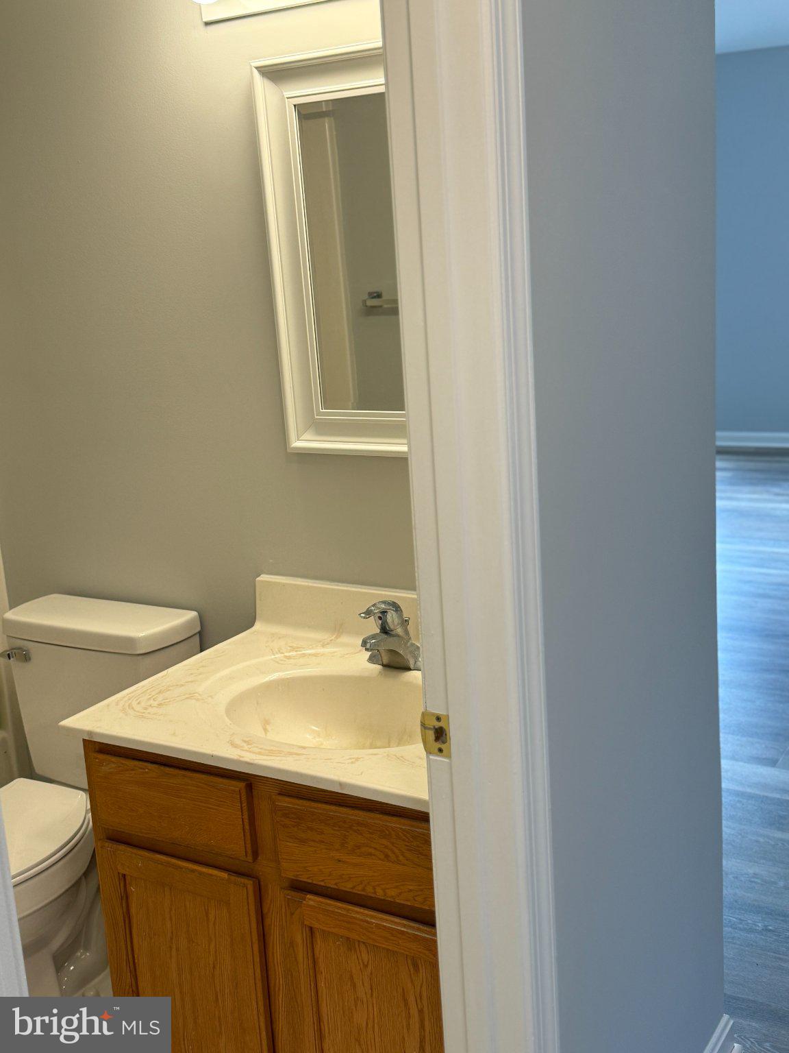 30952 Sandy Ridge Drive Lewes, DE 19958 - Photo 13 of 17 a bathroom with a sink toilet and mirror