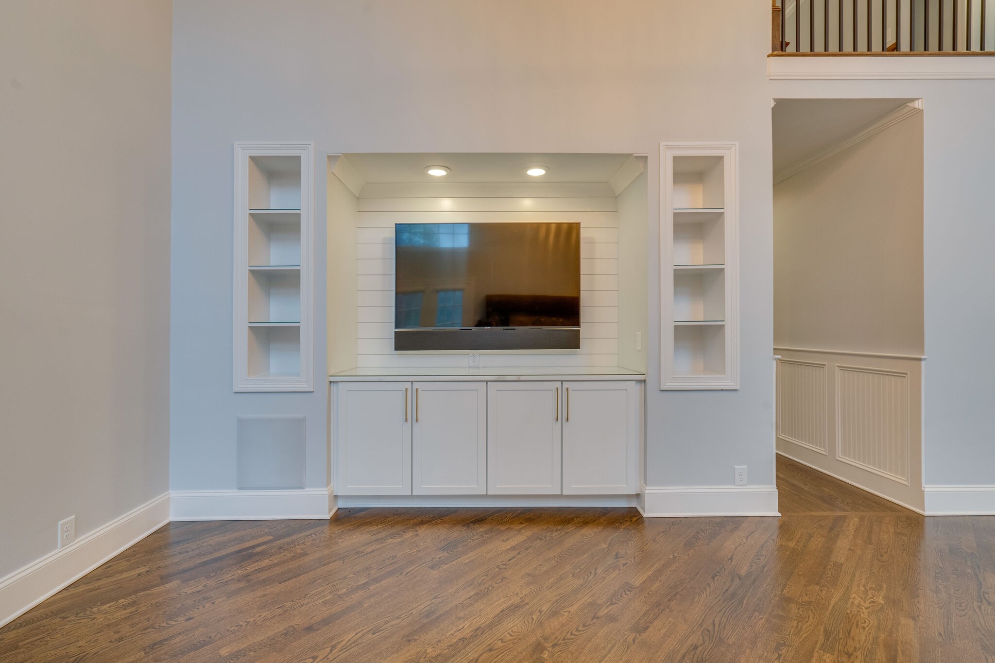 747 High Point Ridge Road Franklin, TN 37069 - Photo 4 of 38 a view of an empty room with wooden floor and a window