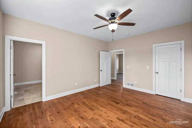 wooden floor in an empty room