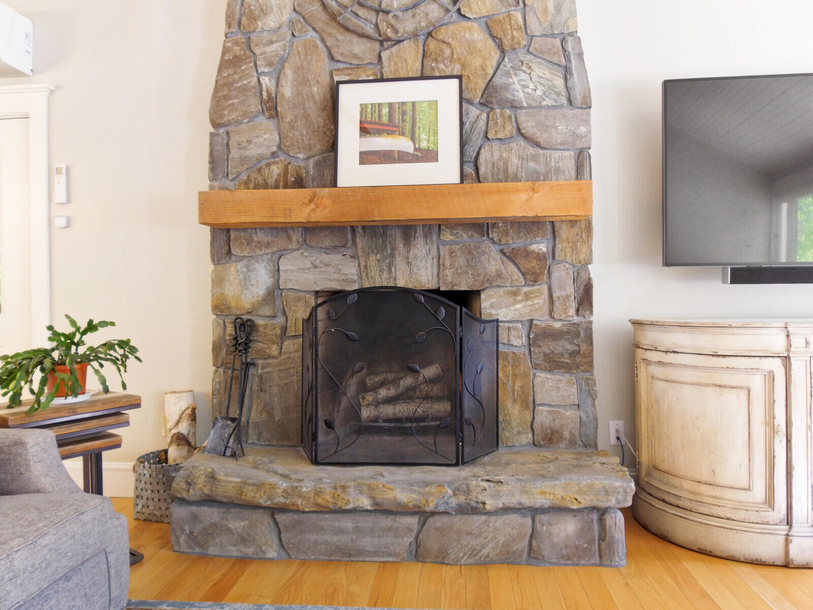 101 Robin Lane Unity, ME 04988 - Photo 17 of 57 Fireplace built with local granite