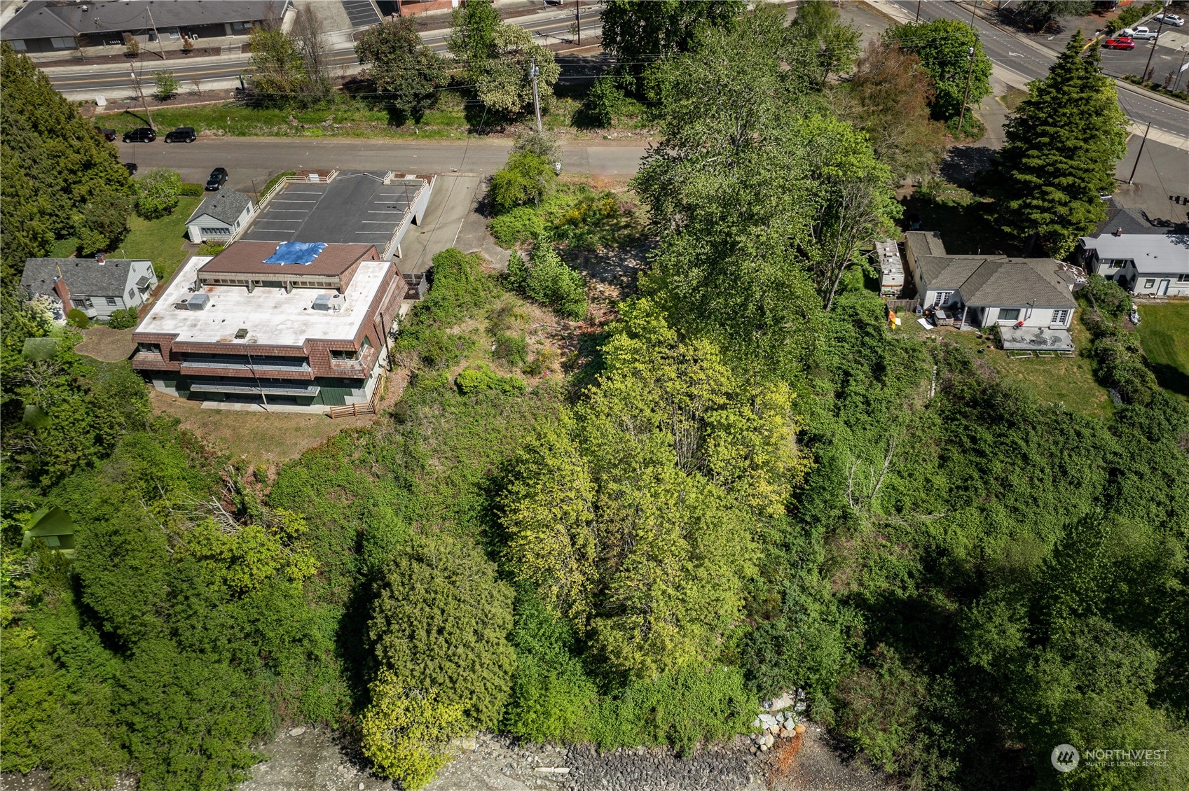 1231 Campbell Way Bremerton, WA 98310 - Photo 5 of 19 an aerial view of a house with a yard