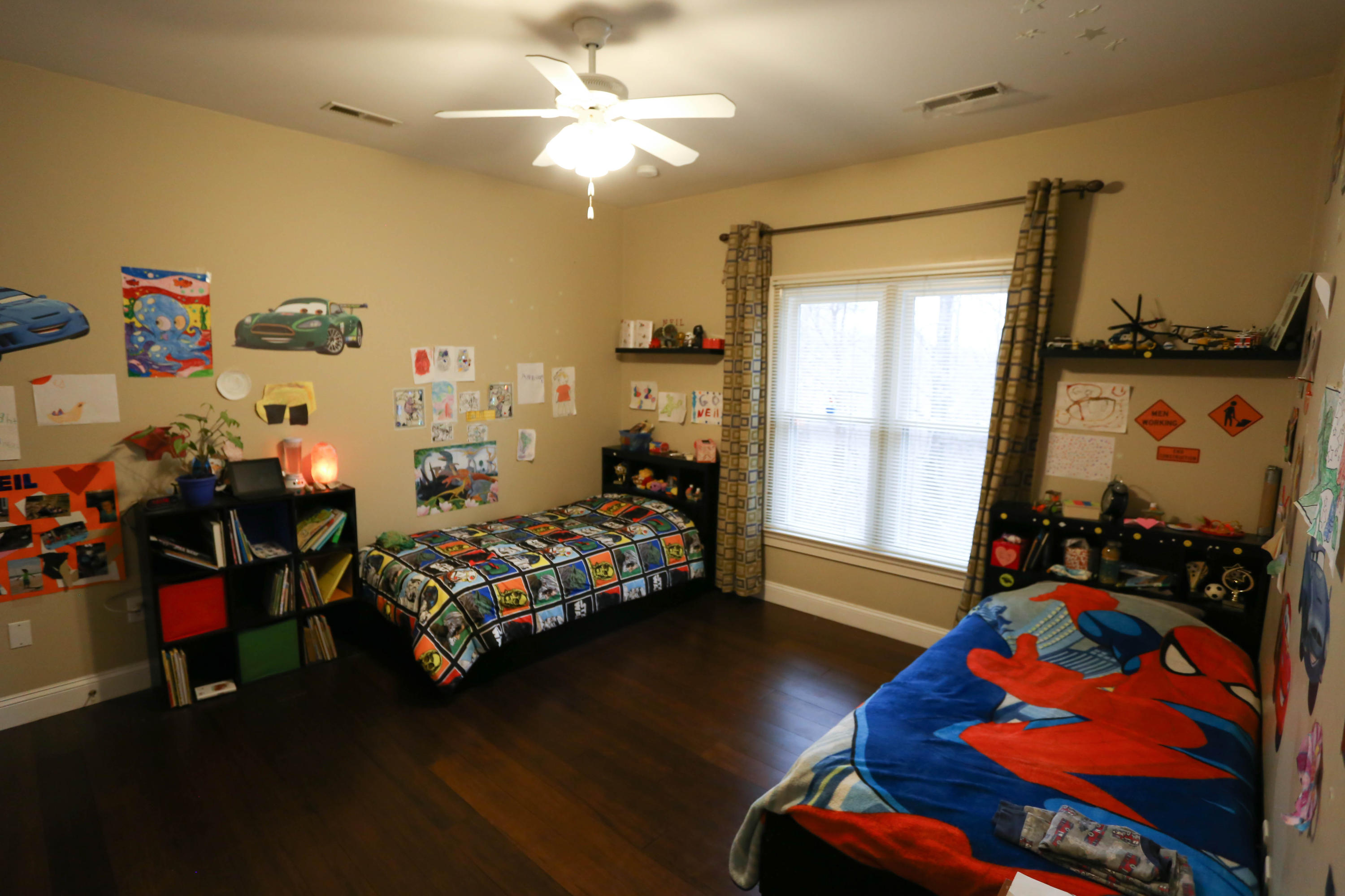 6715 Fairway Ridge Road Roanoke, VA 24018 - Photo 20 of 35 a bedroom with bed and wooden floor