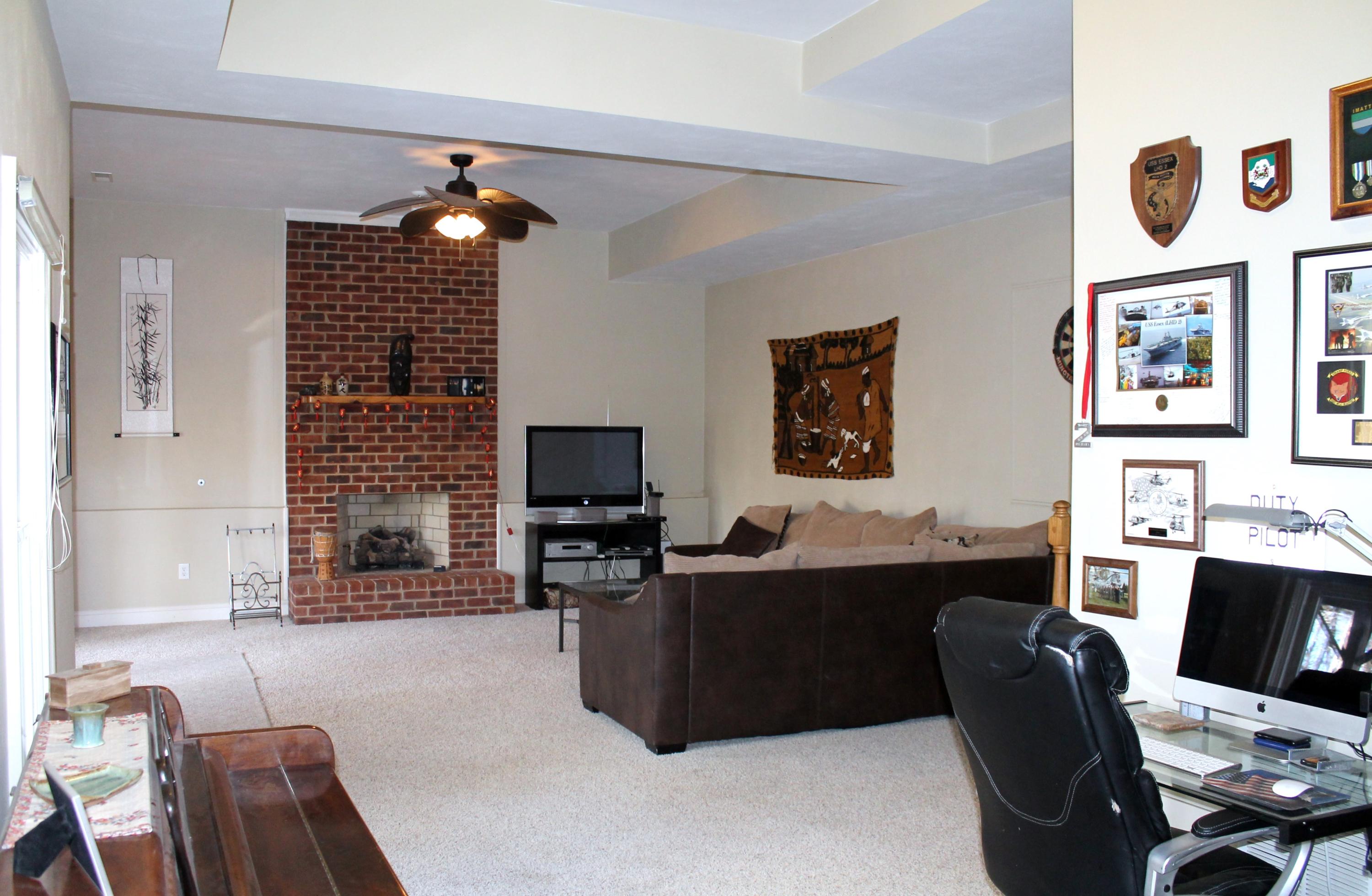 6715 Fairway Ridge Road Roanoke, VA 24018 - Photo 27 of 35 a work room with furniture and a flat screen tv