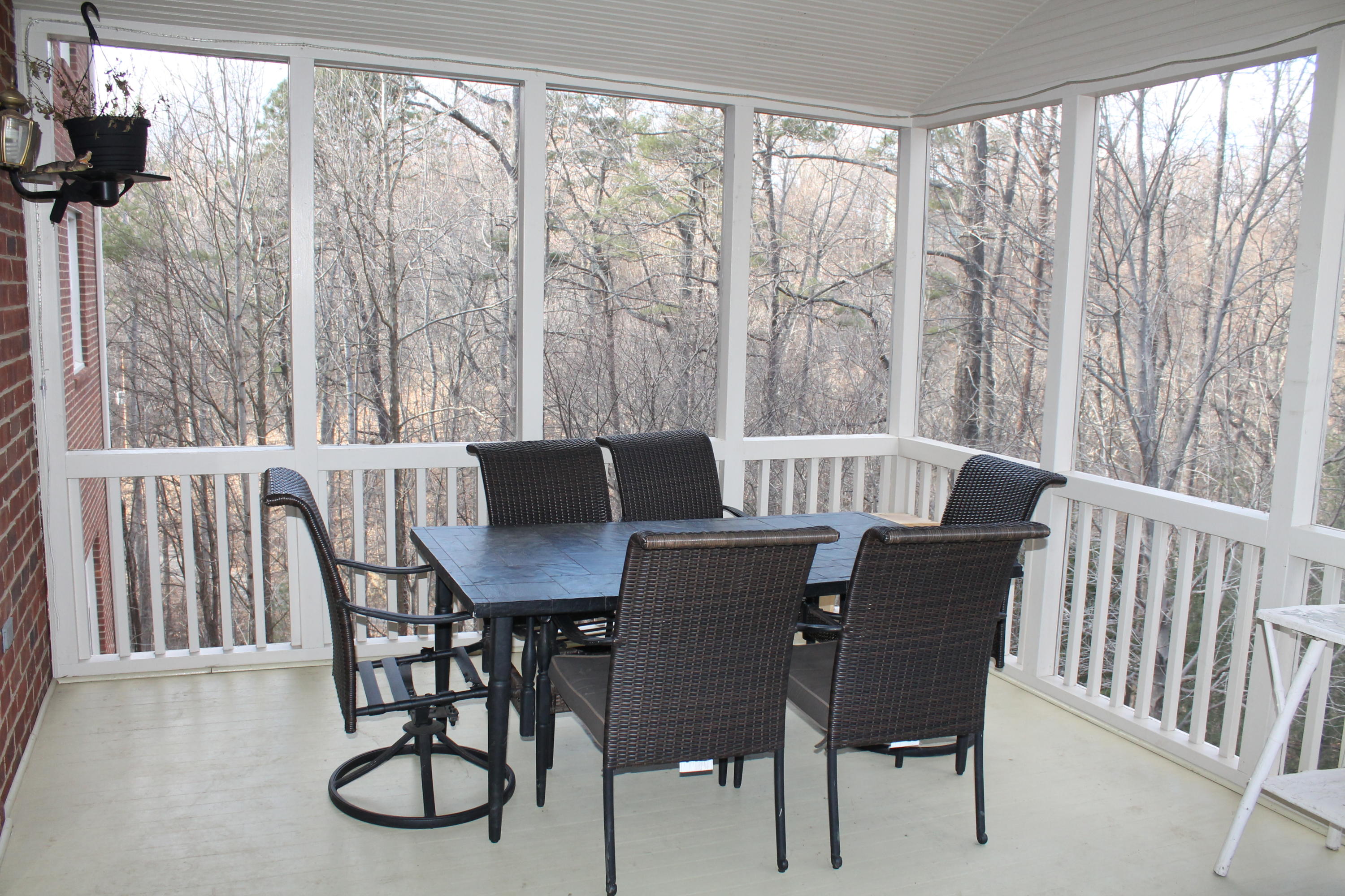 6715 Fairway Ridge Road Roanoke, VA 24018 - Photo 30 of 35 a view of a dining room with furniture window and outside view