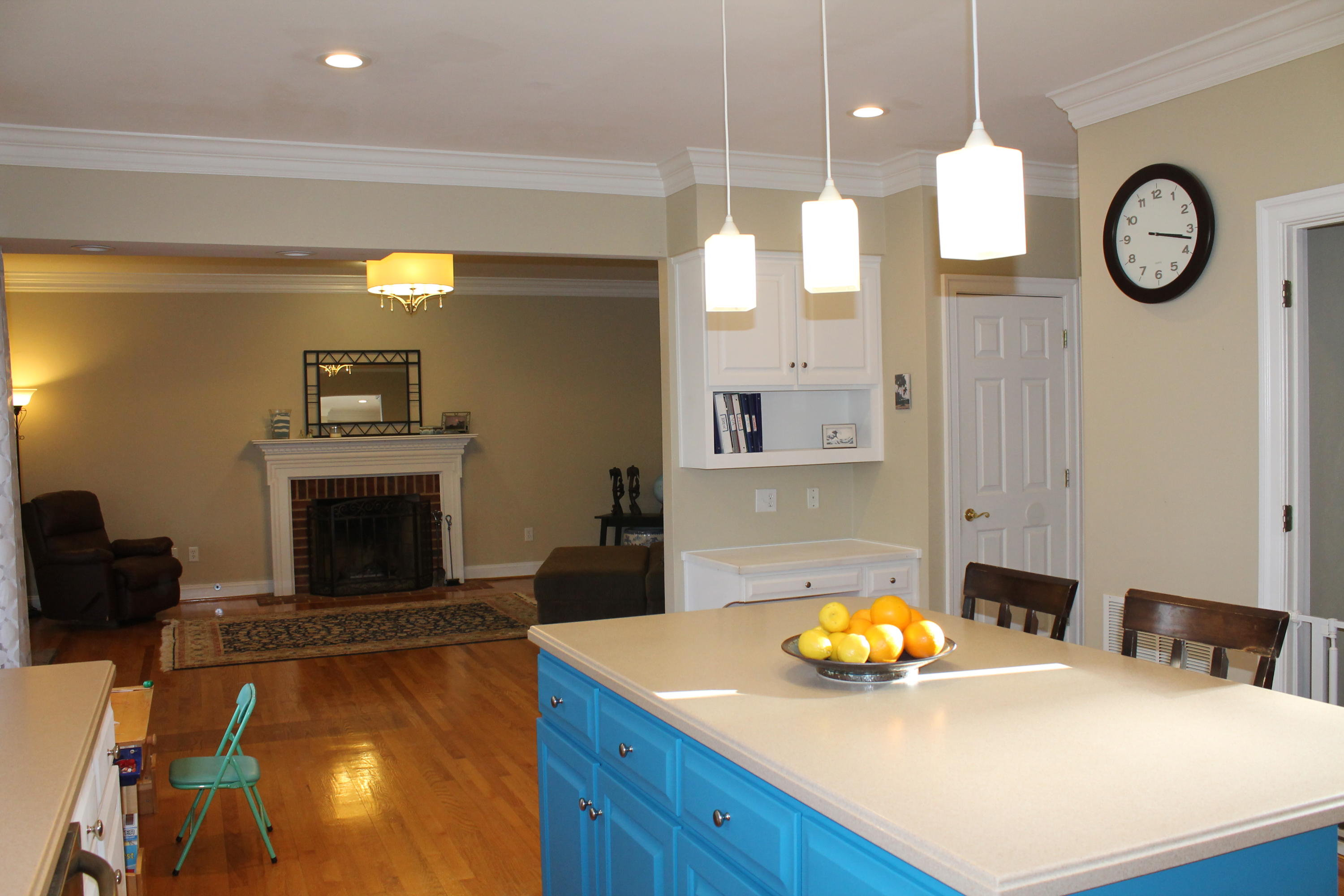 6715 Fairway Ridge Road Roanoke, VA 24018 - Photo 6 of 35 a view of living room with furniture and a fireplace