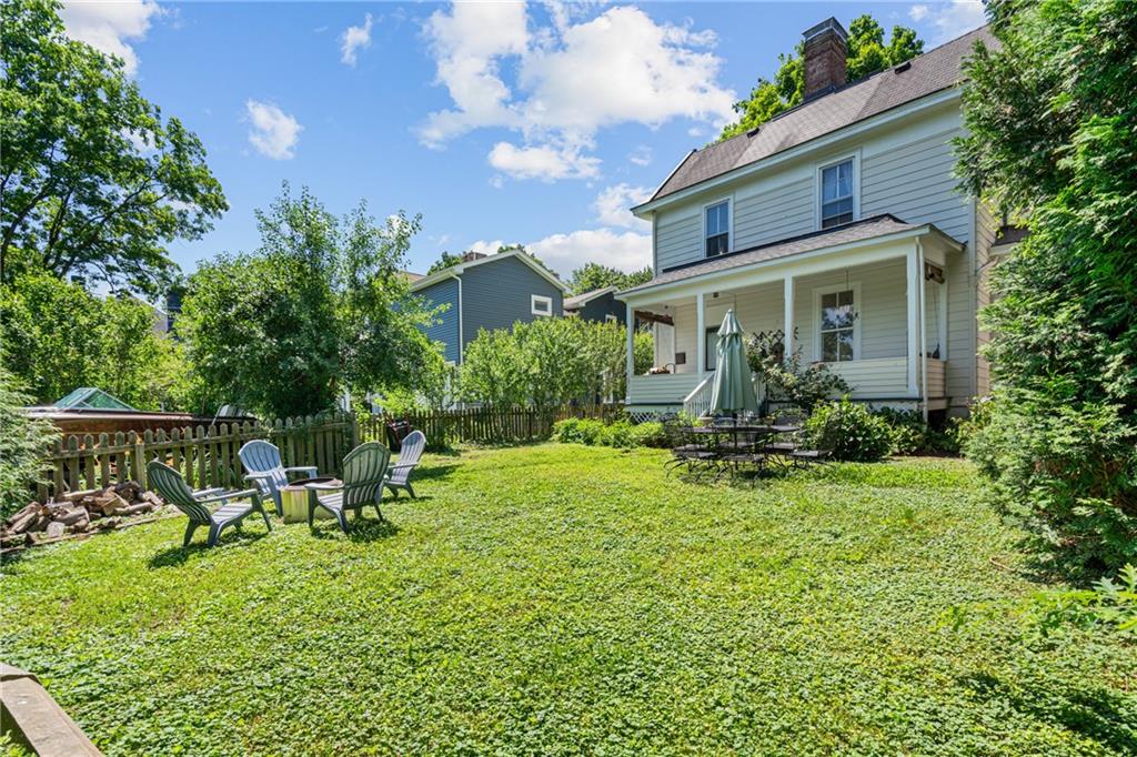 657 Maple Lane Sewickley, PA 15143 - Photo 47 of 50 Fenced and private, the yard also has a firepit space to hang out!