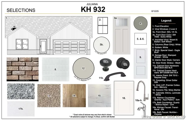 $298,900 | 8164-lot 932 Zelpha Boulevard, Georgetown, IN 47122