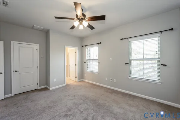 a view of an empty room