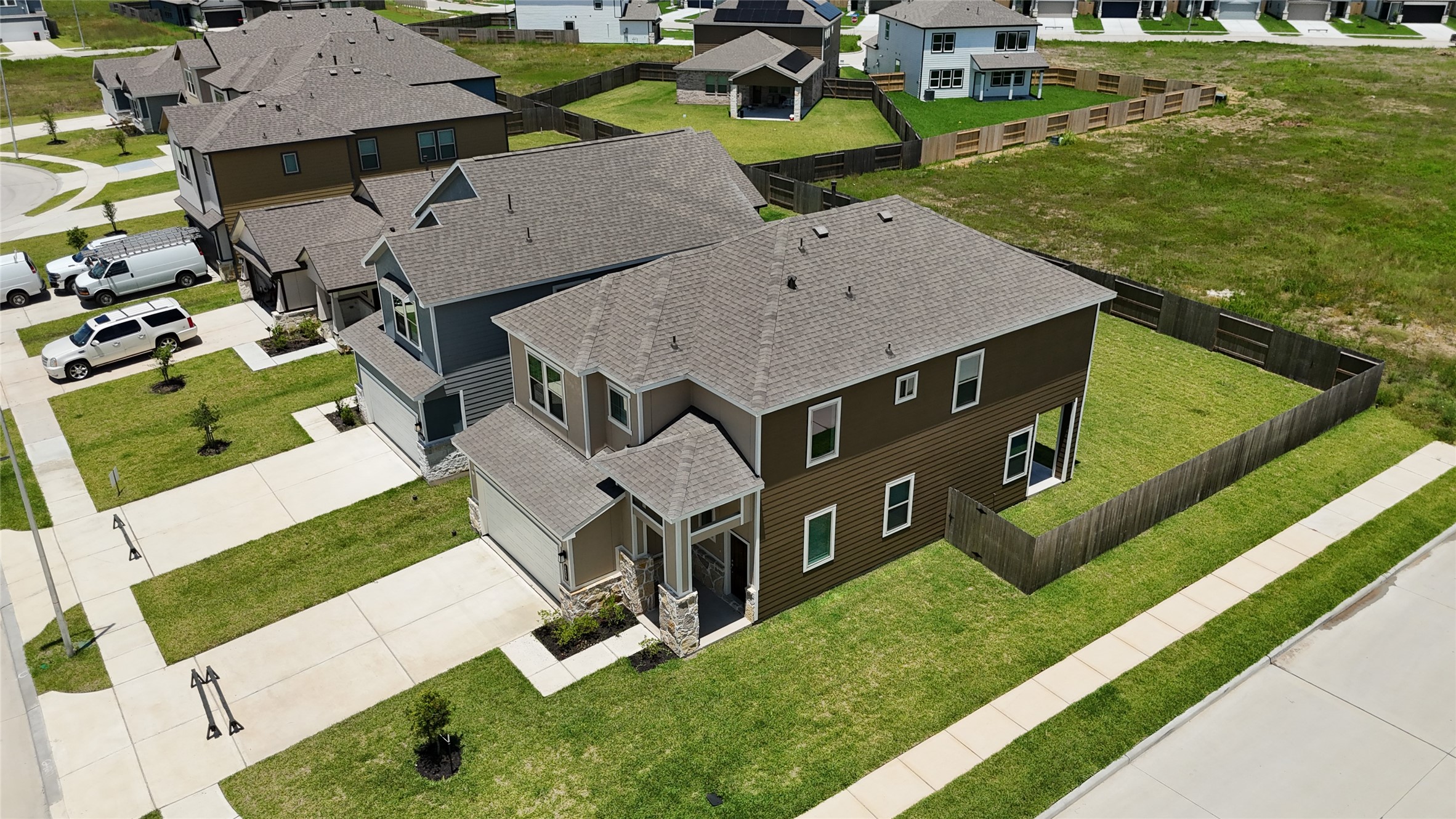 6427 Bolinas Court Rosharon, TX 77583 - Photo 5 of 49 an aerial view of a house with a yard
