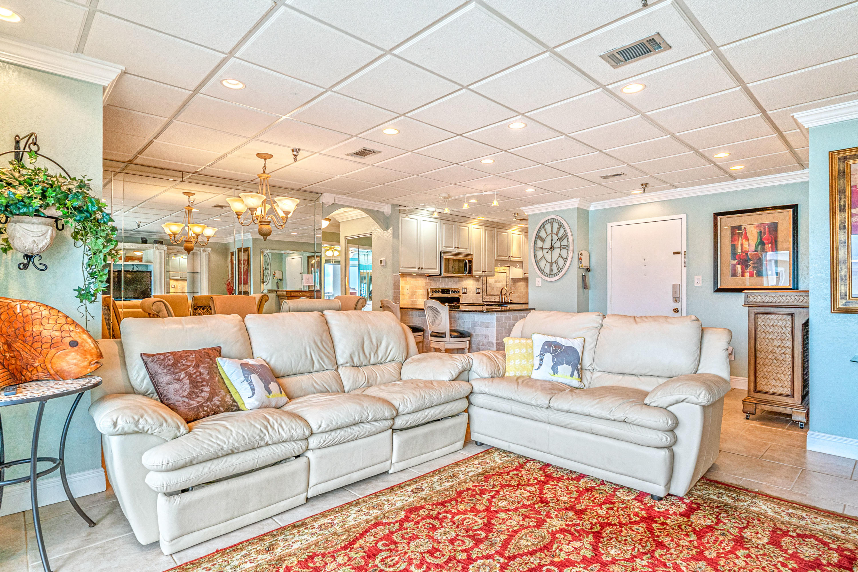197 Durango Road, Unit 6A Destin, FL 32541 - Photo 14 of 43 a living room with furniture and a chandelier