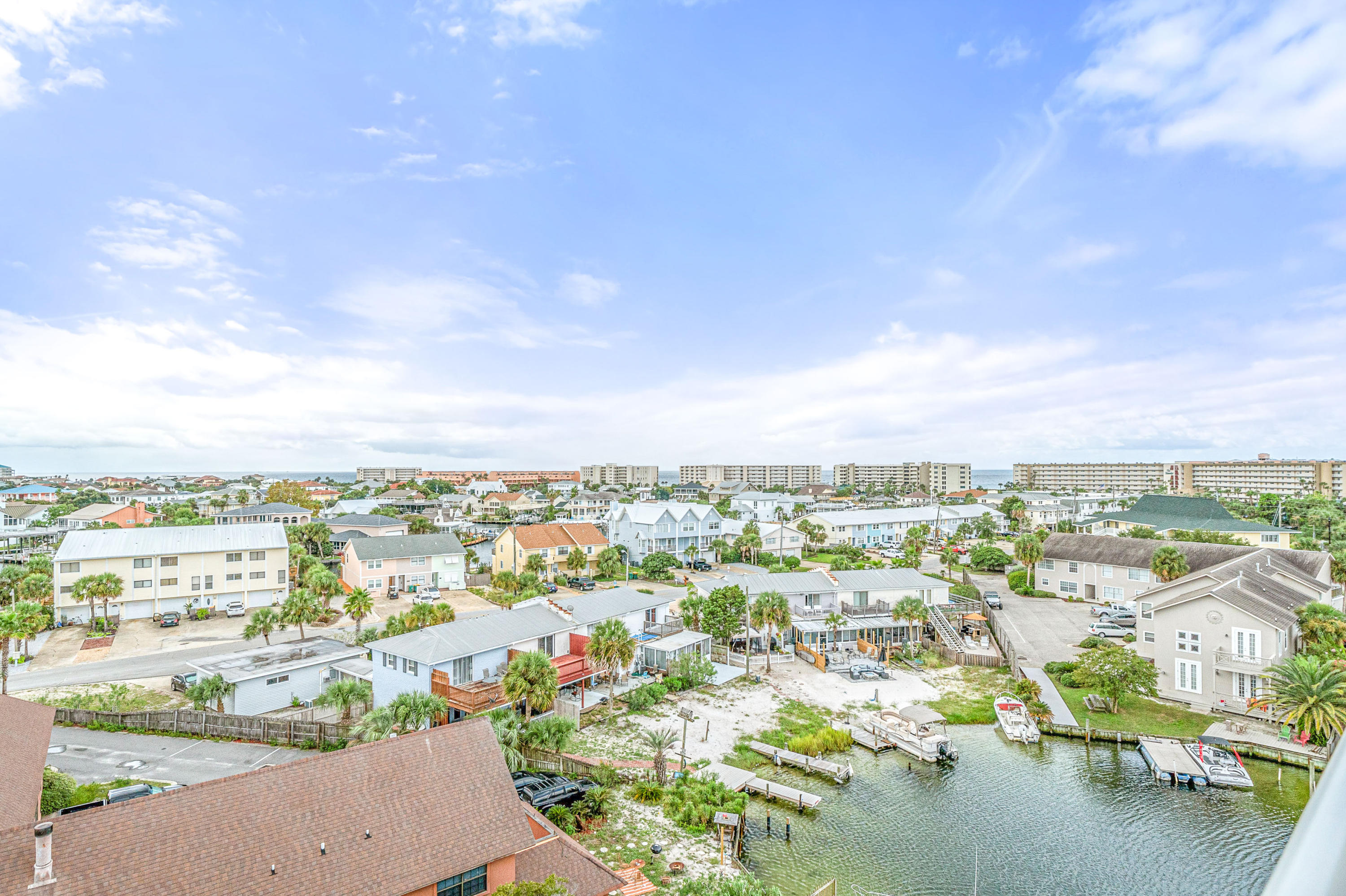 197 Durango Road, Unit 6A Destin, FL 32541 - Photo 18 of 43 an aerial view of residential houses with city view
