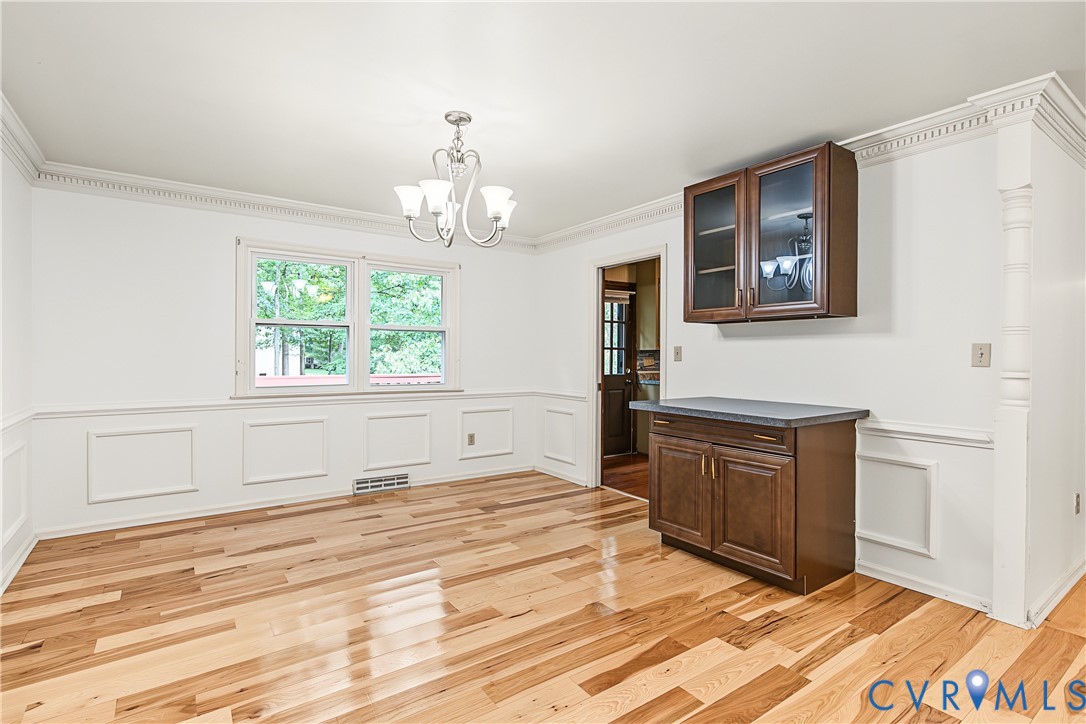 13310 Gladehill Road Chester, VA 23831 - Photo 5 of 41 Hardwood flooring, crown molding, chair rail moldi