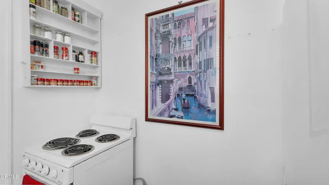 a room with storage and utility