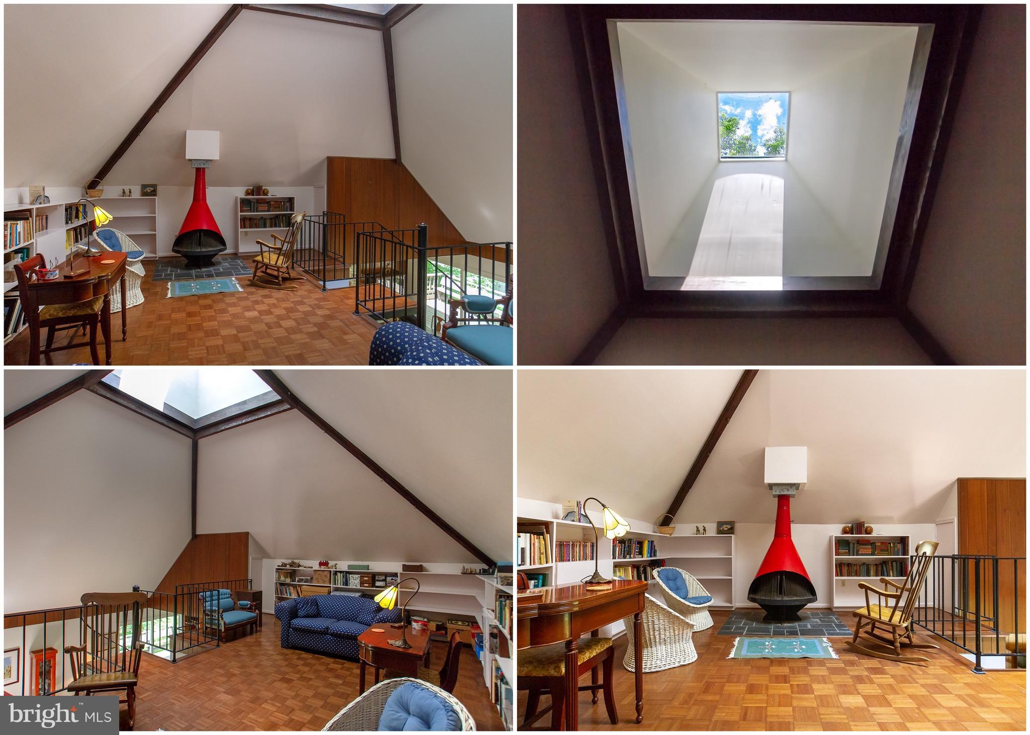 16611 Jm Pearce Road Monkton, MD 21111 - Photo 67 of 94 Loft with pocket ceiling and retro fireplace